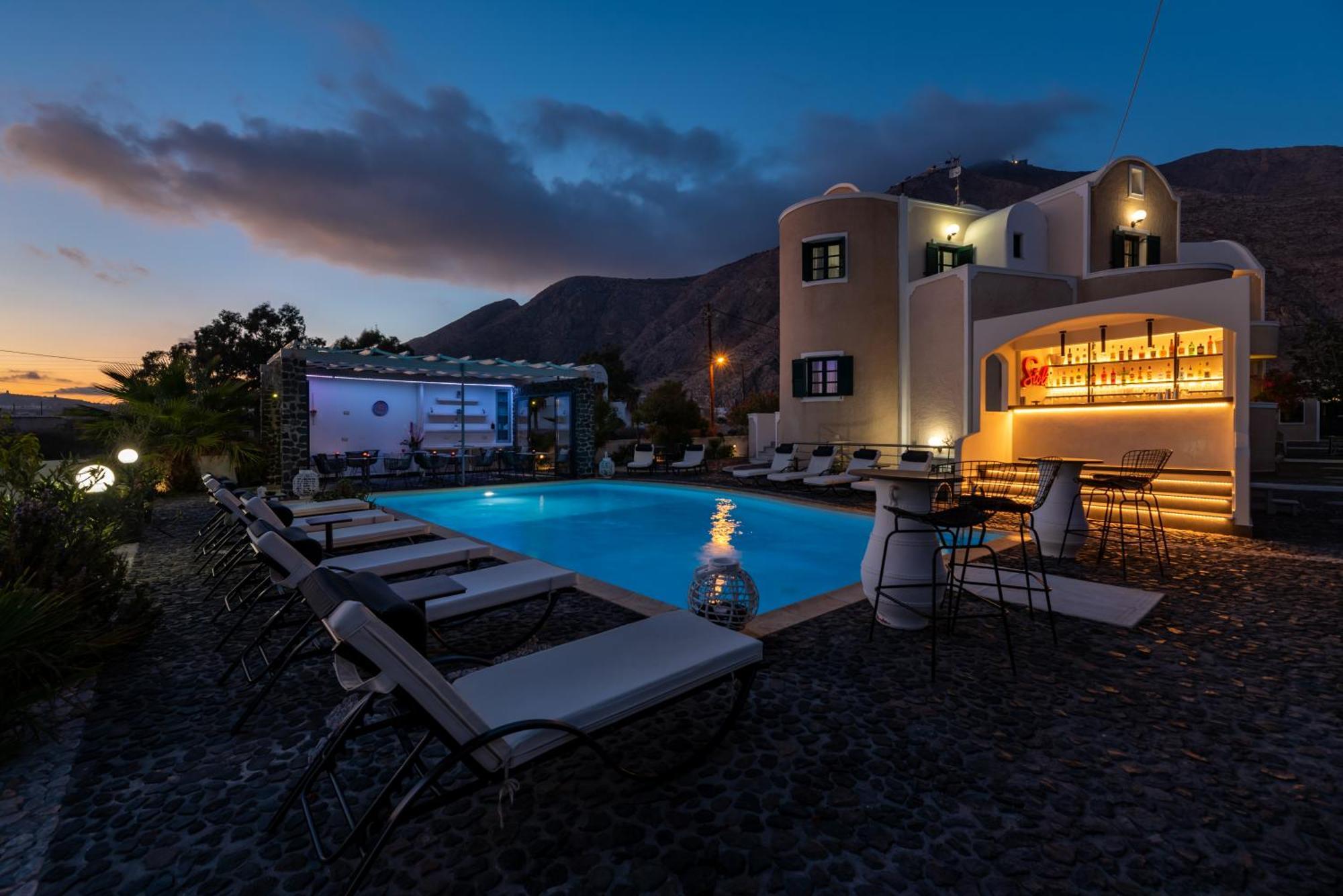 Villa Anemomilos Perissa ภายนอก รูปภาพ